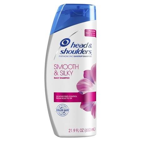 Head and Shoulders Smooth & Silky Dandruff Shampoo, 21.9 fl (Best Shampoo For Silky Smooth Hair)