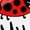 AA-White, variant on Inktastic My Daddy Loves Me with Cute Ladybugs Girls Baby Dress