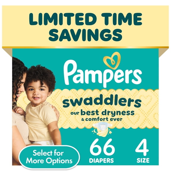 Pampers Swaddlers Diapers (Choose Your Size & Count)