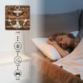 thumbnail image 4 of Square Wall Clock,Wooden BackgSquare With Anchor,Silent Non-Ticking Wall Clock Decor for Home Office Kitchen Living Room Bedroom(14inch), 4 of 4