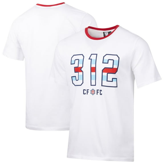 Men's-Sport Design Sweden White Chicago Fire Game Day Relaxed T-Shirt