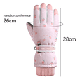 thumbnail image 2 of Guantes de esquí para nieve invierno clima frío esquís cálidos a prueba de viento, 2 of 5