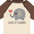 thumbnail image 4 of Inktastic Loved by Grammie Boys or Girls Long Sleeve Baby Bodysuit, 4 of 5