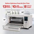 thumbnail image 5 of Nuwave Bravo XL 1800-Watt Convection Oven, Smart Toaster Oven, Stainless Steel, Oven, New, 5 of 8