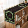 thumbnail image 6 of Table Runners 70 Inches Long Dress Scarves, Spring Eucalyptus Leaves Farmhouse Coffee/Dining/Kitchen Table Decor, Holiday Table Runner, Farmhouse Botanical Brown Wood 13x70 Inch, 6 of 9