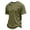 R9-Camouflage Green, variant on Homeyce Men's Henley Shirts Short Sleeve with Button Henley Shirts Casual Sport Athletic Solid Color T-Shirts Stand Collar Jersey Baseball Top Pullover,Green 2XL