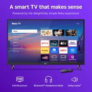 Restored Roku Smart TV – 32-Inch Select Series, 1080p Full HD TV – Roku TV with Voice Remote