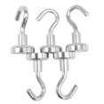 thumbnail image 2 of Ganchos de 4 piezas de metal, gancho para montar en la pared, llaves para abrigo, accesorios para el sombrero, percha para la escuela, la oficina en casa, D25 Advancent HA004498-02, 2 of 7