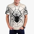 thumbnail image 1 of Balery Spiders On The Web 1 Camisa Polo de Hombre con Estampado, de Manga Corta y Tejido Medio, Camisa Tipo Golf Polo-3X-Large, 1 of 6