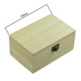 thumbnail image 3 of Caja de madera organizadora de almacenamiento de joyas de madera ataúd de madera caja de madera con tapa 150x98x69mm, 3 of 9