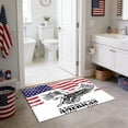 thumbnail image 1 of Alfombra con estampado de bandera patriótica – Alfombra antideslizante de fibra de poliéster para la entrada, alfombra suave y lavable para interiores, alfombra decorativa para fiestas., 1 of 6