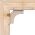 thumbnail image 3 of Ekena Millwork 7 1/2"W x 20"D x 20"H Westlake Block Smooth Bracket w/ Offset Brace, Douglas Fir, 3 of 25