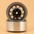 thumbnail image 3 of 8PCS Wagon 1.9 Metal Beadlock Wheel Hub Rim for 1/10 RC Crawler Axial SCX10 90046 TRX4 D90,2, 3 of 8