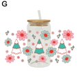 thumbnail image 1 of Christmas UV DTF Transfer Cup Wrap TransferSticker Sticker GlassCoffeeCup I0I9, 1 of 9