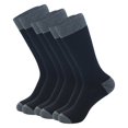 thumbnail image 1 of Calcetines Prolriy para hombre, 3 pares, informales, Dri-Tech, transpirables, color gris oscuro, 1 of 2