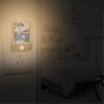 thumbnail image 2 of Yayeee LED Night Lights with Motion Detectors Auto Dusk to Dawn Light Sensors, 2 Pack, Pink Seaside, 2 of 7