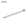 thumbnail image 3 of Unique Bargains Split Cotter Pin, Fixation à Clip en Acier Inoxydable 3x45mm Raccord Argent 30Pack, 3 of 5