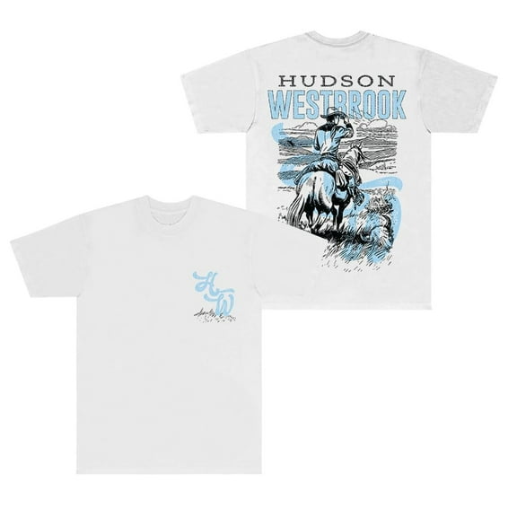 Hudson Westbrook T-shirt Women Men Casual Short Sleeve Printed Fashion Summer Tops Tee
