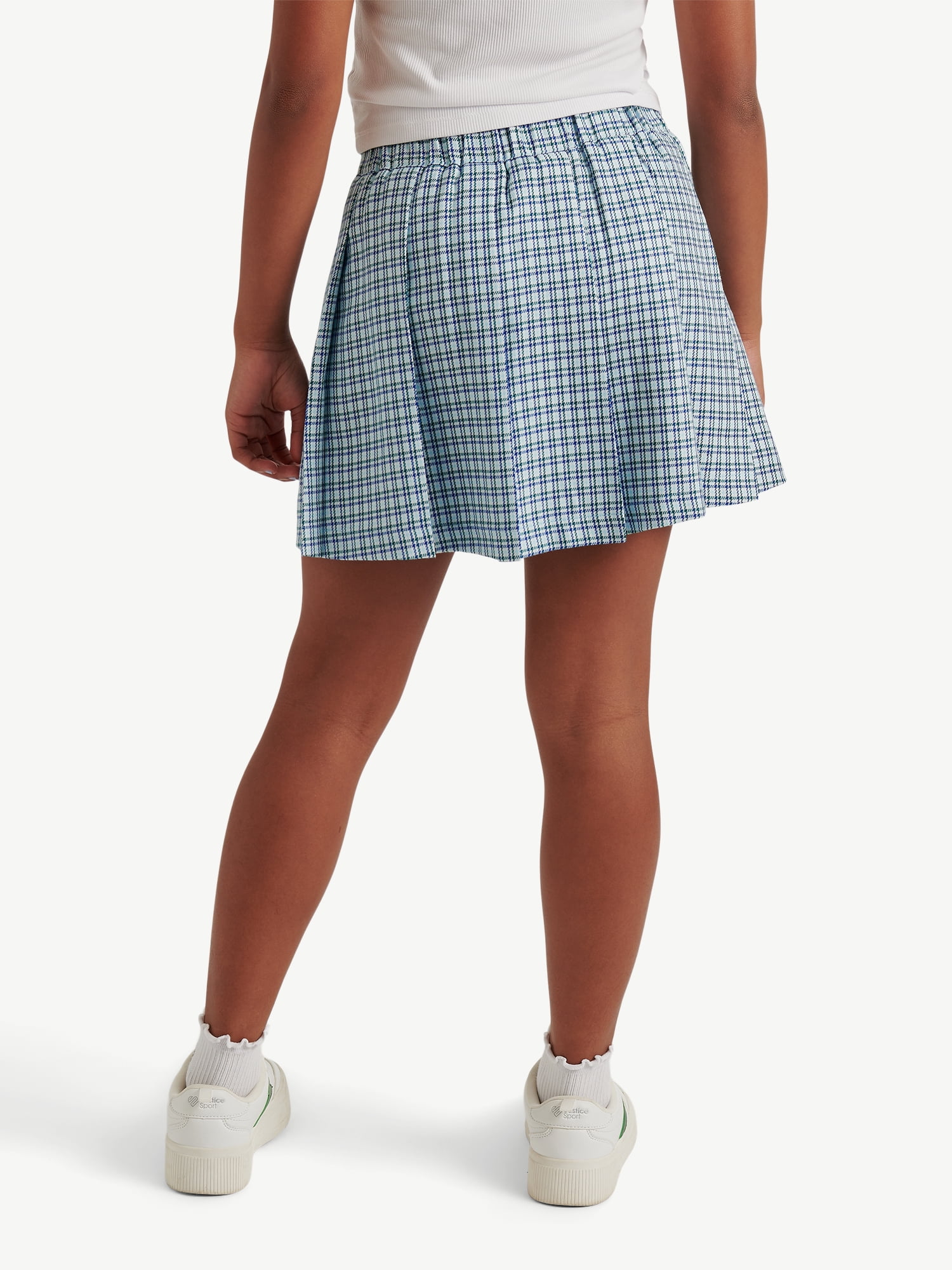 Justice Girls Plaid Pleated Skirt, Sizes XS - XLP