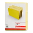 Staples File Folders 3Tab Letter Size Yellow 24/Pack (659800) 13844