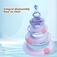 thumbnail image 4 of Interactive 4  Cat Turntable Toy Relieve Boredom With Spring Star For Kitten Supplies, 4 of 8