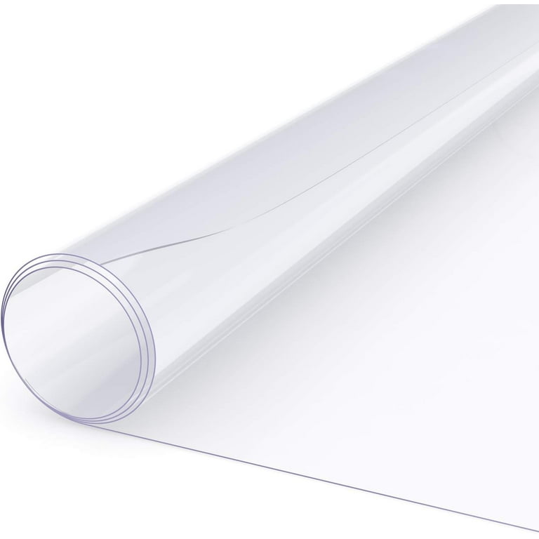 VEVORbrand 100 x 45 inch Waterproof Clear PVC Tablecloth, 1.5mm
