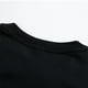 thumbnail image 5 of Playeras Elvqul Caballero Algodón Negro sin Estampado Playa Manga Corta Cuello Redondo, 5 of 7