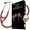 Red, variant on OTICA Master Style Cardiology Stethoscope with Rainbow Finish for Doctors, Nurses, EMTs and Medical Students - Zerascope - Red