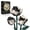 Black, Green, White, variant on SupreOwls Purple Rose Building Block Set for Adults, Flowers DIY Construction Kit, Abs Material 152 Plastic Basket Stuffers