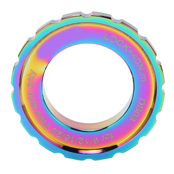 Cubierta Centerlock, Anillo De Bloqueo De Rotor De Disco De Mecanizado CNC Antideformación, Aleación De Aluminio Duradera Resistente A La Oxidación Universal Para Bicicleta De Cergrey Multicolor