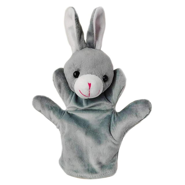 KLKCMS Hand Puppets Doll Props Toy Educational Role Play Pretend Finger Puppets Toy for