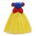 thumbnail image 7 of HAWEE Girls' Snow Princess Deluxe Costume Fancy Dress up with Accessories for Girls Halloween Christmas Party, 7 of 7
