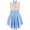 Grey Blue, variant on CHICTRY Kids Girls Floral Figure Skating Dress Rhinestones Mesh Splice Ballet Tutu Dress