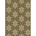 thumbnail image 1 of Ahgly Company Indoor Rectangle Patterned Brownish Green Novelty Area Rugs, 6' x 9', 1 of 6