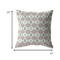 thumbnail image 5 of Pink Lattice Indoor Outdoor Throw Pillow, 5 of 5