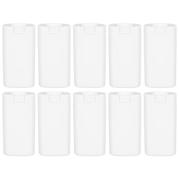 10 envases de desodorante, prácticos frascos de crema, botellas portátiles de almacenamiento.
