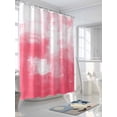thumbnail image 3 of Shower Curtains Abstract Oil Painting Bath Curtain Pink Waterproof Bathroom Shower Curtain Set with Hooks Decoration 72 x 72 Inches, 3 of 7