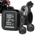 thumbnail image 3 of Motorcycles Tire Pressure Monitoring System 0-4.5 Bar TPMS with 2 Sensors Rainproof USB Charging Wireless Tyre Pressure Gauge Monitoring System with LCD Display for Motorcycles, 3 of 11