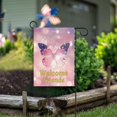 thumbnail image 6 of Butterfly on Starry Sky Garden Flag House Banner 12" x 18" Double Sided Outdoor Yard Decoration, 6 of 6