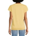 thumbnail image 5 of Nine.Eight Women Casual Loose Fit Basic Cap Sleeve Short Sleeve T-Shirt, 5 of 5