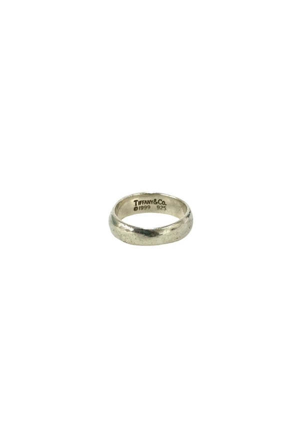 Pre-Owned TIFFANY&Co. Tiffany Knife Edge Ring, Sterling Silver 925, Accessory, -0512