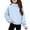 R558/Sky Blue, variant on Vividxx Sweatshirts For Girls Cozy Long Sleeve Sweatshirt With Pocket Fall Winter High Neck Pullover Shirt For Kids Lightweight Trendy Fashion 9-10 Years