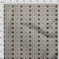 thumbnail image 4 of oneOone Cotton Poplin Brown Fabric Asian Floral Block Dress Material Fabric Print Fabric By The Yard 56 Inch Wide, 4 of 5