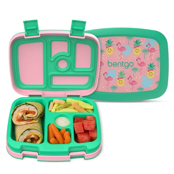 bentgo Kids Bento Box 5-Compartment Tropical 19.2 oz. (BGKDPT-TRO)