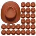thumbnail image 1 of KAKOWELY 30 mini sombreros de vaquero, sombrero de vaquera, sombrero miniatura para decoración de tartas de fiesta., 1 of 4