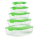 thumbnail image 1 of TERGAYEE Recipientes herméticos para almacenar alimentos con tapa, recipientes de plástico sin BPA para preparar comidas, recipientes reutilizables y a prueba de fugas, caja de refrigeración para, 1 of 3