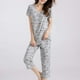 Hauts de Nuit pour Femmes avec Pantalons Capri Pyjama Sets – image 3 sur 5