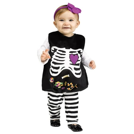Skelly Belly Up to 24M Baby Halloween Costume