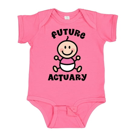 

Inktastic Future Actuary Baby Girl Gift Baby Girl Bodysuit