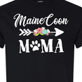 thumbnail image 4 of Inktastic Maine Coon Mama with Flowers and Arrow T-Shirt, 4 of 5